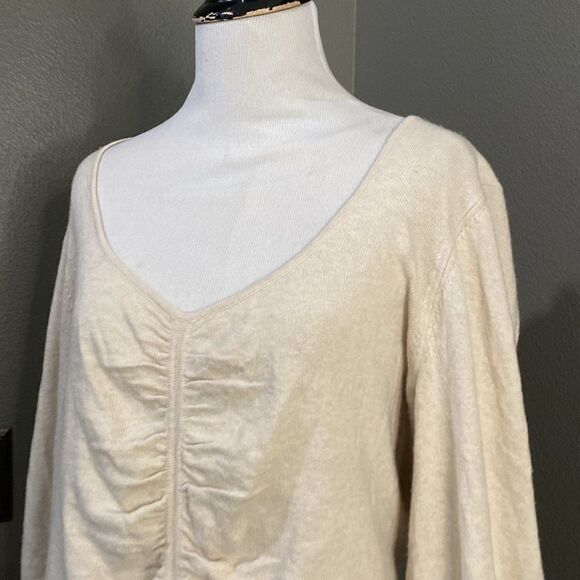 Bailey 44 Natalia Sweater Cream Heather Cashmere blend - Picture 2 of 11
